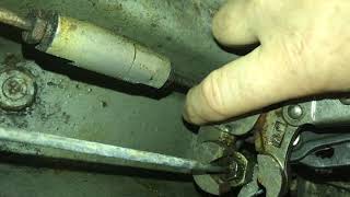 remove RUSTY corroded brake line fittings [upl. by Coffee]