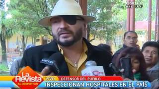 El Defensor del Pueblo inspecciona hospitales para recabar y dar informes [upl. by Windsor296]