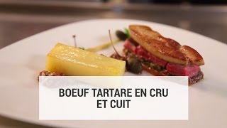 Boeuf tartare en cru et cuit [upl. by Aket]