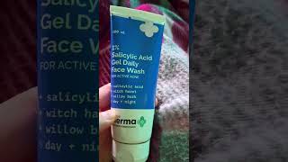 The derma co l 1 salicylic acid gel face wash for active acne l daynight l best face wash [upl. by Occor]