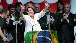 Brazilian markets plunge following Rousseff victory [upl. by Brandi]