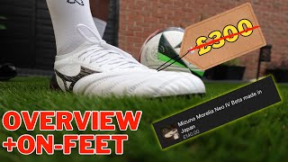 THE MOST EXPENSIVE BOOTS FOR HALF PRICE  Mizuno Morelia Neo Beta IV MIJ Overview [upl. by Castorina]