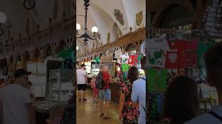 Poland  Cracow  Old Town  Sukiennice market shorts [upl. by Baptiste]