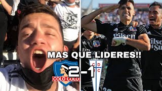 COLO COLO VS U CATOLICA 🥳  REACCION EN EL ESTADIO ⚪⚫  Campeonato 2021 [upl. by Wobniar526]