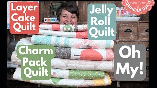 7 BEAUTIFUL Quilt Patterns Featuring Your Favorite Precuts [upl. by Robi]