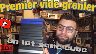 Premier VIDE GRENIER LIVE 2024 avec un beau lot NINTENDO 😍 [upl. by Jule]