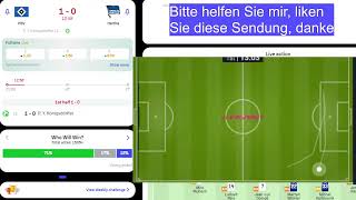 HSV  Hertha BSC live broadcast 🔴 with detailed visual and text effects 2024 [upl. by Thacher]