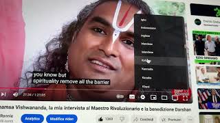 Tutorial Sottotitoli nelle mie interviste in inglese come Paramahamsa Vishwananda Ecco come fare [upl. by Nosyla]