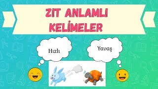 ZIT ANLAMLI KELİMELER [upl. by Langer]