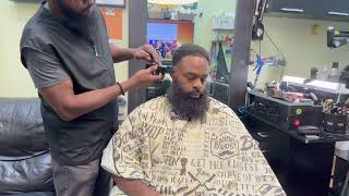 Temp Fade Beard Treatment LIKE A PRO [upl. by Neelrad]