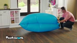 How to Inflate Your Pouch Couch – The PouchCouch Pump [upl. by Laehcor]