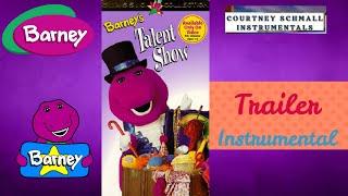 Barney  Barneys Talent Show Trailer Instrumental [upl. by Arand]