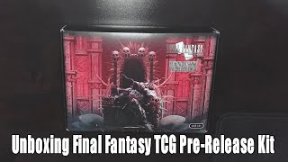 Unboxing Final Fantasy TCG Beyond Destiny Pre Release KitNightrow [upl. by Ibed462]