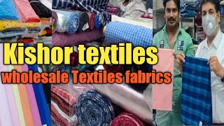 Hyderabad wholesale textiles market wholesale market Kishor textiles [upl. by Sew]