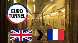 Eurotunnel Le Shuttle Channel Tunnel  UK To France Full Journey On Coach [upl. by Elita802]