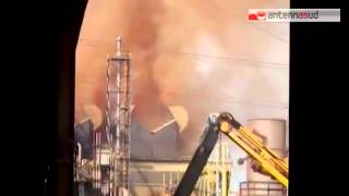 TG 240714 Ilva nuove emissioni in video shock [upl. by Iahcedrom]