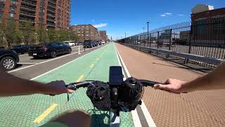 Paulus Hook JC to Hoboken 14th ferry to Midtown Manhattan [upl. by Uzzia]