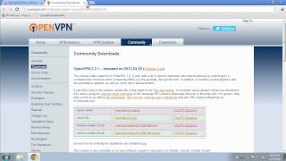 OpenVPN GUI on Windows 7 [upl. by Llerihs374]