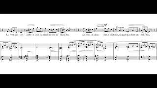 Au bord de leau  Fauré  accompaniment in C minor [upl. by Nitaf]