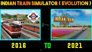 Indian Train Simulator  Evolution  20162021  Highbrow interactive  Rail Guru Ishant [upl. by Anthiathia391]