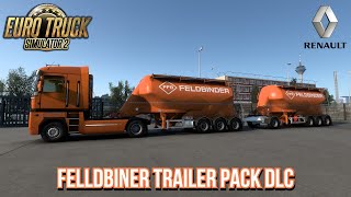 Euro Truck Simulator 2  Feldbinder Trailer Pack DLC Double Trailer [upl. by Callum]