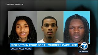 3 Chicago gang members captured for 4 LA murders [upl. by Raskind]