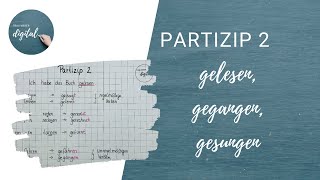 Partizip 2  alle Regeln auf einen Blick [upl. by Ainesej]