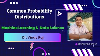 Common Probability Distributions for Machine Learning and Data Science  Discrete and Continuous [upl. by Derna]