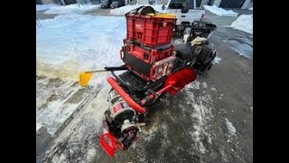 2023 Skandic Ice Fishing Setup  Linq auger mount  Milwaukee packout [upl. by Cruz461]