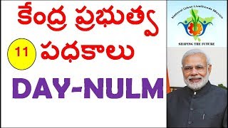 Central Government Schemes In Telugu Part 11 Natiional Urban livelyhood Mission  DAY NULM [upl. by Alpert917]