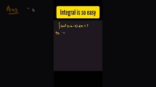 INTEGRAL IMPORTANT QUESTIONS CLASS 12 integration calculus cbse class12 shorts [upl. by August]