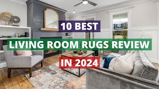 10 Best Living Room Rugs In 2024 Review For Home Decor [upl. by Atteynod]