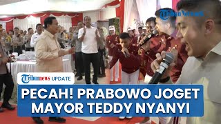 Momen Gemas Presiden Prabowo amp Mayor Teddy Joget hingga Nyanyi O Ulate Bersama Taruna Akpol [upl. by Dlorad]