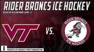 Rider University Broncs vs Virginia Tech Hokies [upl. by Kersten]