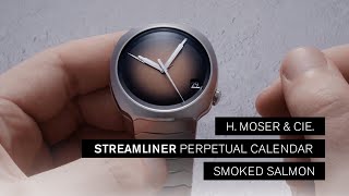 Review by Andrew Morgan  Streamliner Perpetual Calendar Concept Smoked Salmon  H Moser amp Cie [upl. by Hance]