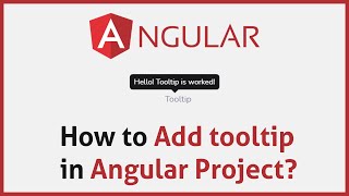 How to Add Bootstrap4 tooltips inside an Angular Application [upl. by Harad]