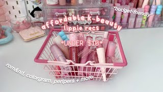 AFFORDABLE kbeauty lippies musthaves under 10🎀 romampnd peripera colorgram dasique  more [upl. by Sharron]