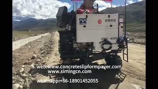 2m Paving Vibrating Rod Slipform Paver Machine For Slope Protection [upl. by Hallerson]