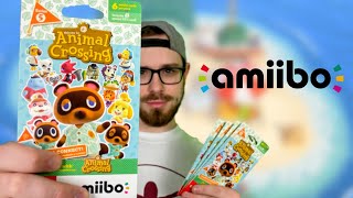 UNBOXING  SERIES 5 ANIMAL CROSSING AMIIBO CARDS [upl. by Atteynad]