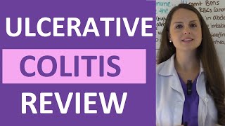 Ulcerative Colitis Diet Treatment Symptoms Flare Up  Nursing NCLEX Review [upl. by Nnor]