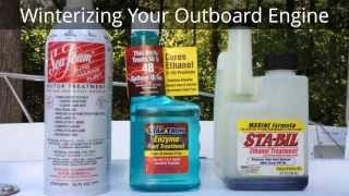 How to Winterize Evinrude Johnson and other Outboard Boat Engines HD [upl. by Airehs]