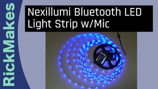 Nexillumi Bluetooth LED Light Strip wMic [upl. by Harlow]