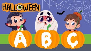 Halloween ABC Song 🎃  Fun Alphabet Song for Kids [upl. by Yentyrb]