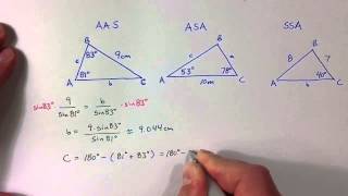 61 Solving AAS and ASA Triangles [upl. by Mailiw341]