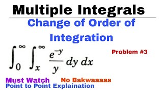 13 Change of Order of Integration  Concept amp Problem3  MULTIPLE INTEGRALS [upl. by Houser]