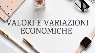 Valori e variazioni economiche  Economia Aziendale per tutti [upl. by Assilev]