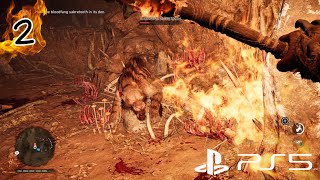 Far Cry Primal on Ps5  The Bloodfang Sabertooth ￼Hunt Gameplay Walkthrough [upl. by Servetnick909]