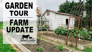 Garden Tour  May 2024  Farm Update  Growin amp Crowin [upl. by Umont]