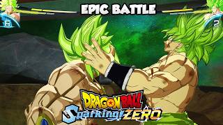 BROLY Z vs BROLY SUPER  EPIC BATTLE Dragon Ball Sparking Zero [upl. by Etnoled]