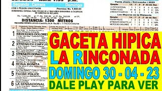 DESCARGUE GACETA HÍPICA 300423  LA RINCONADA  LINK EN LA DESCRIPCIÓN DEL VÍDEO [upl. by Indys133]